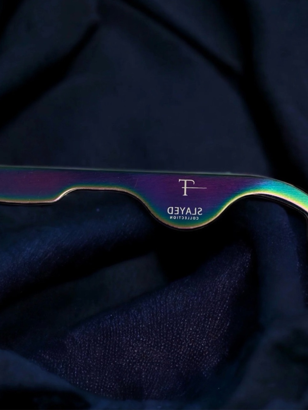 10  pairs of Lash Tweezers Twice Slayed Collection Iridescent Multi-Color